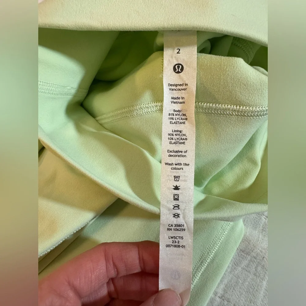 Lululemon Align High Rise Pant 28” Creamy Mint Size 2- W5CTIS